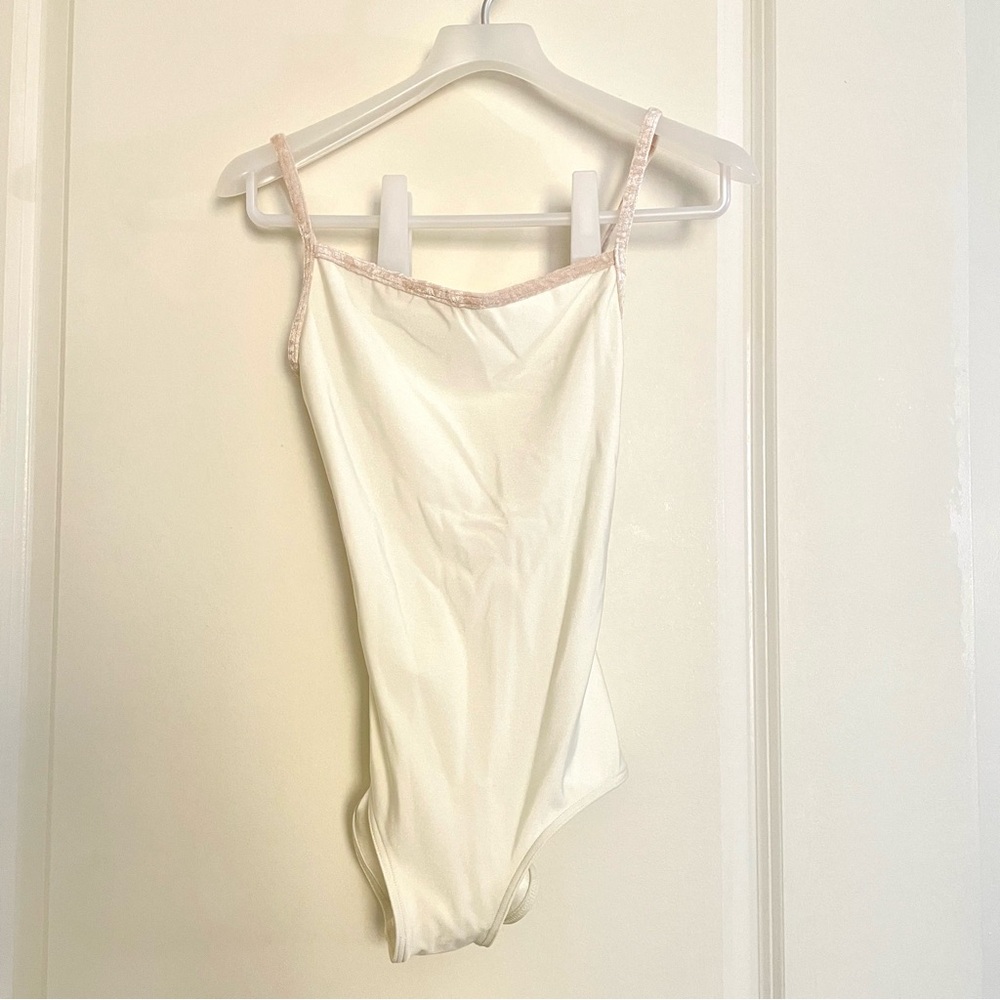 White Yumiko Daniela Leotard